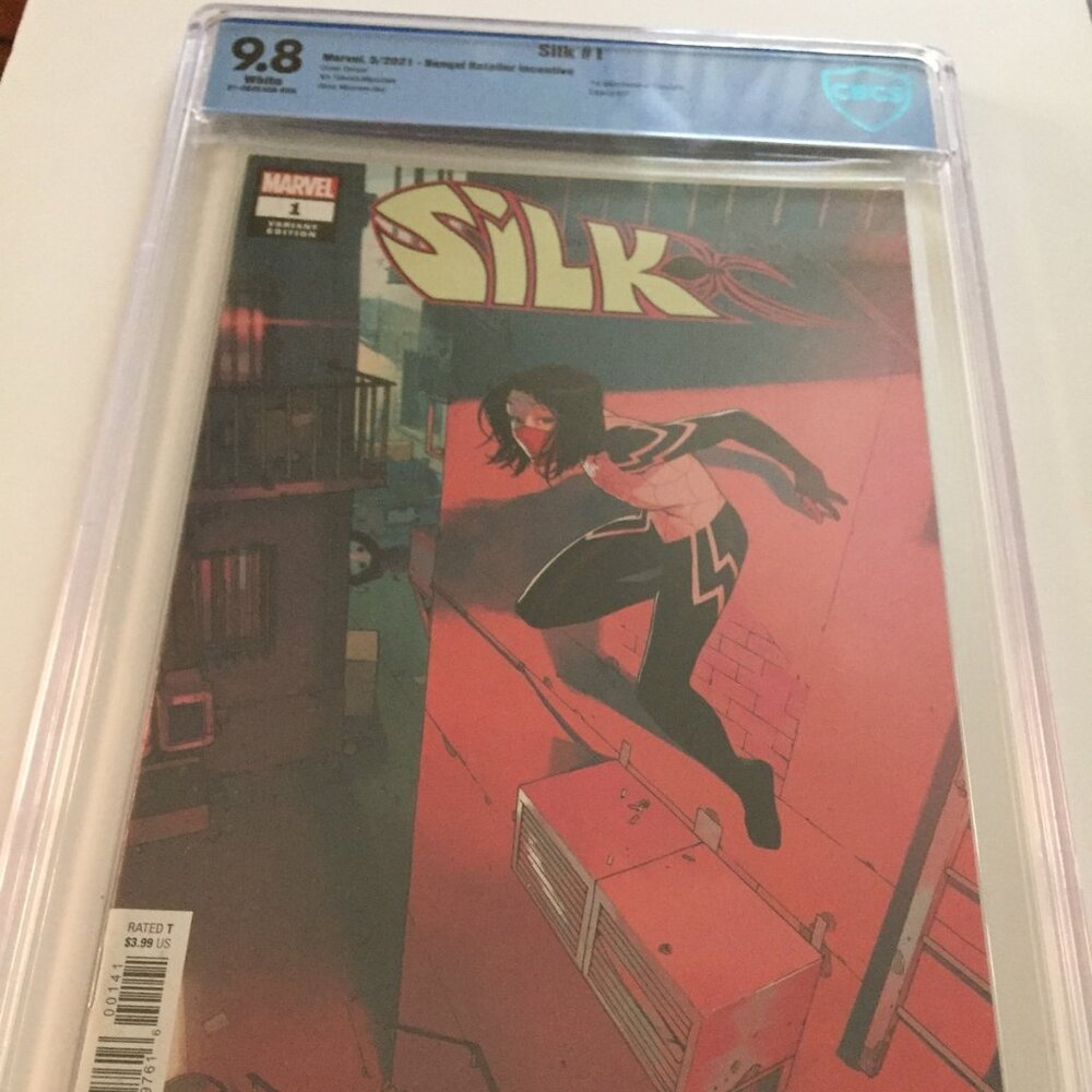 2021 Marvel Comics Silk #1 Bengal Retail Incentive 1:25 Ratio Variant CBCS 9.8